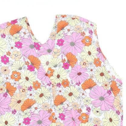 Womens UK Size 22 Marks and Spencer Multicoloured Basic Tank