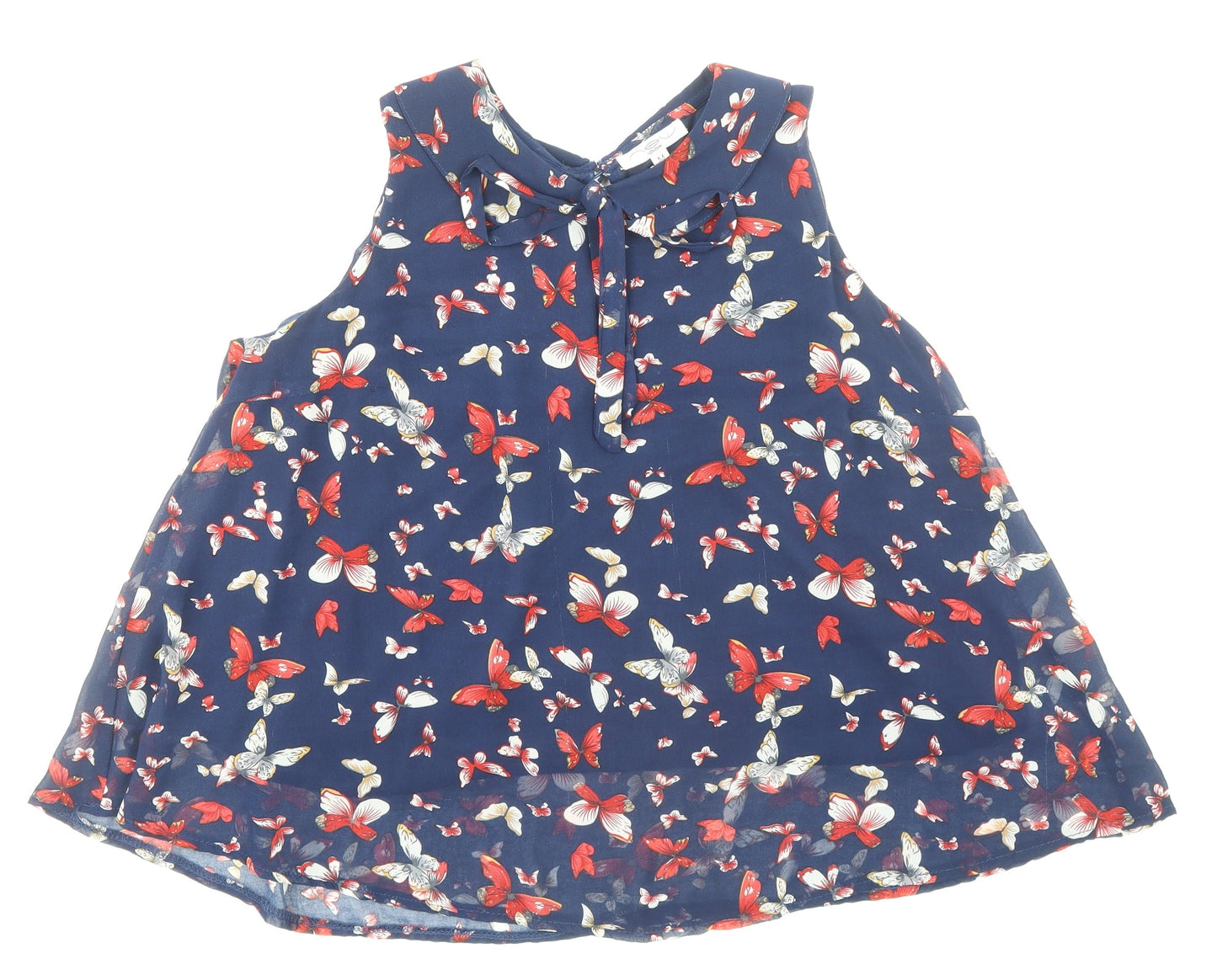 Womens UK Size M New Look Blue Basic Blouse