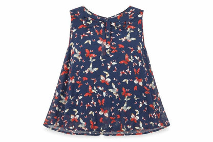 Womens UK Size M New Look Blue Basic Blouse