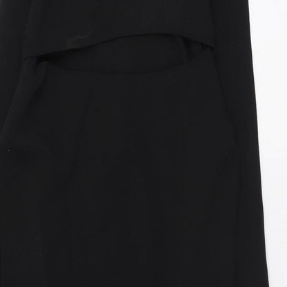 Primark Womens Black Polyester Sheath Size S Mock Neck Pullover