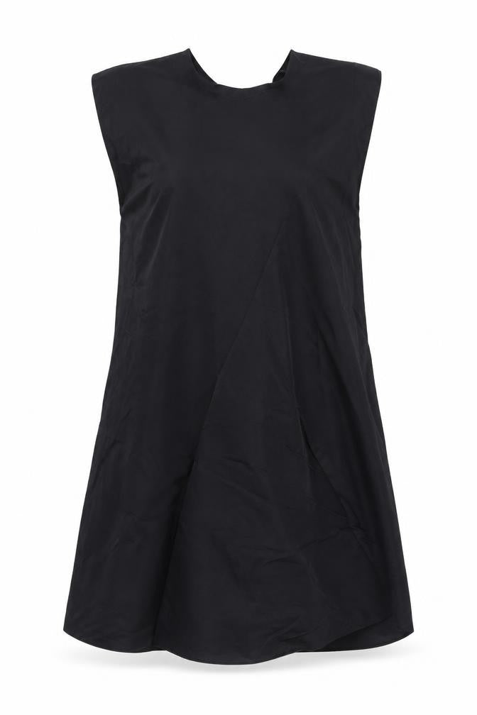 Zara Womens Black Polyester Shift Size XS Round Neck Zip