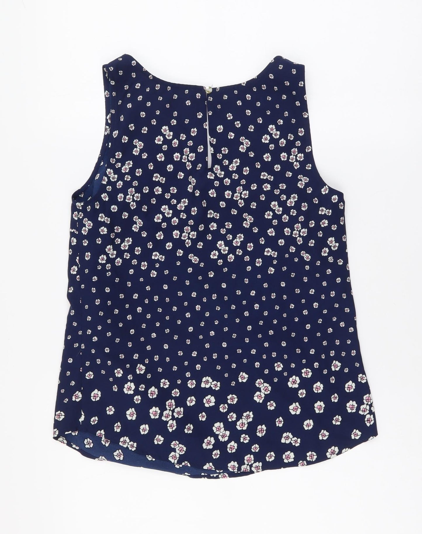 Womens UK Size 8 Oasis Blue Basic Tank