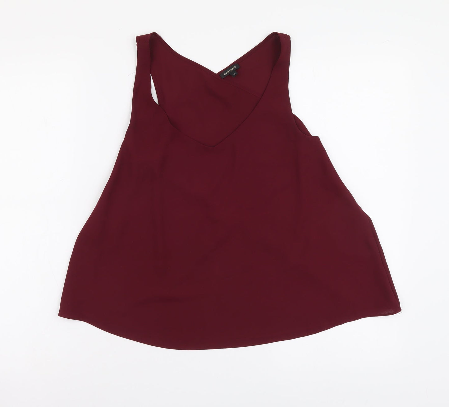 Womens UK Size 10 River Island Purple Camisole Tank