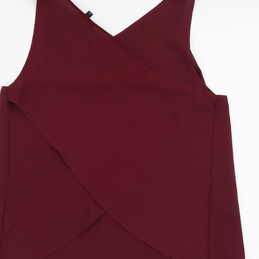 Womens UK Size 10 River Island Purple Camisole Tank