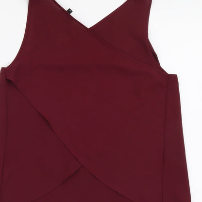 Womens UK Size 10 River Island Purple Camisole Tank