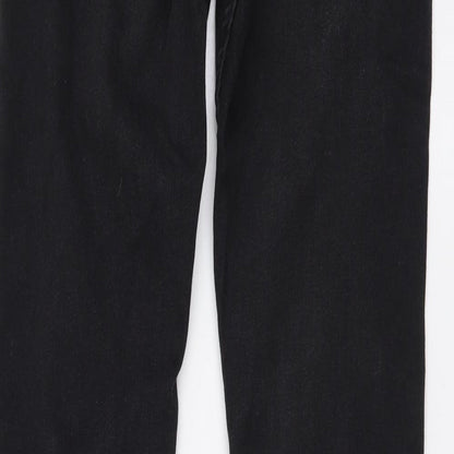 Zara Womens Grey Cotton Skinny Jeans Size S L29 in Regular Button