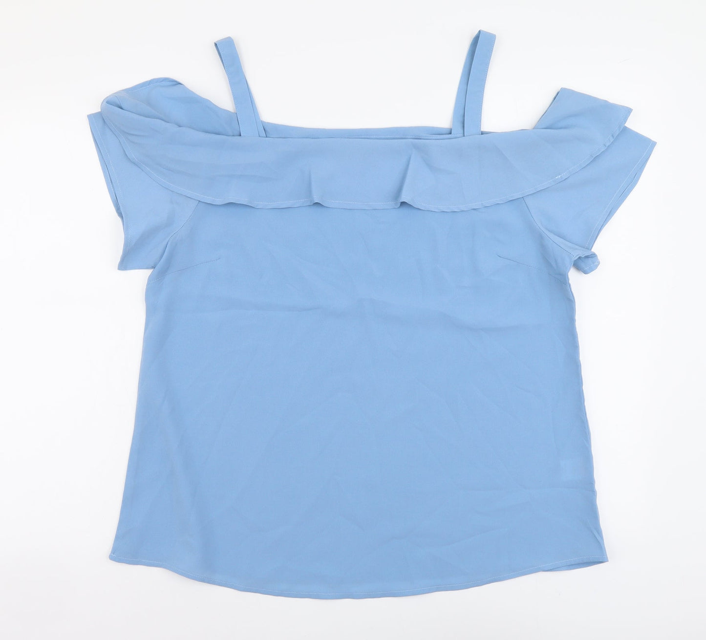 Womens UK Size 16 Studio Blue Basic Blouse