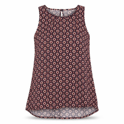 Womens UK Size 8 Papaya Multicoloured Basic Tank