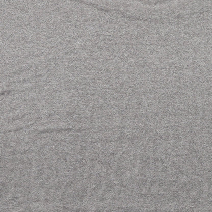 New York Intimates Womens Grey Viscose Basic T-Shirt Size L Round Neck
