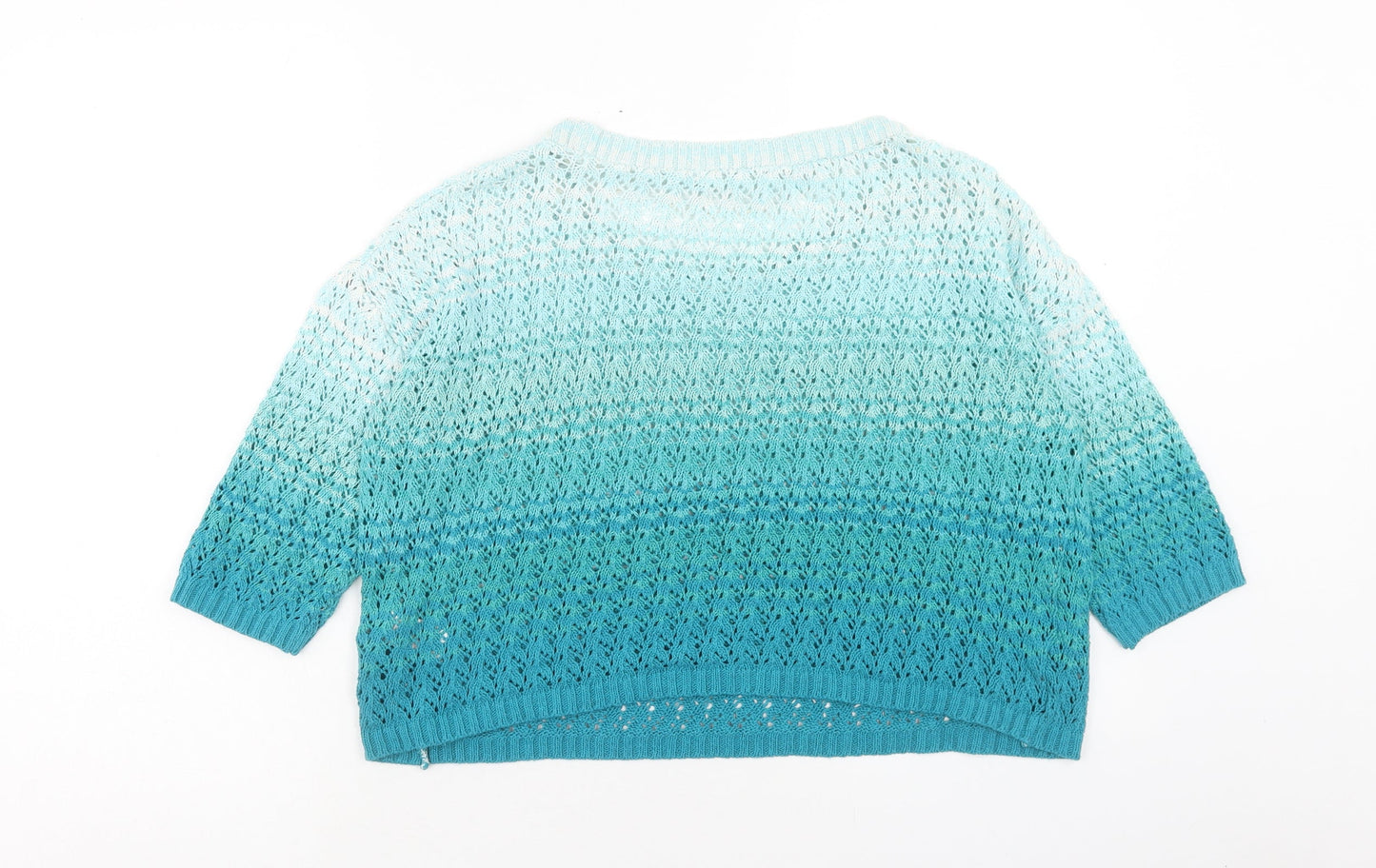 Womens UK Size 12 Atmosphere Blue Pullover Jumper