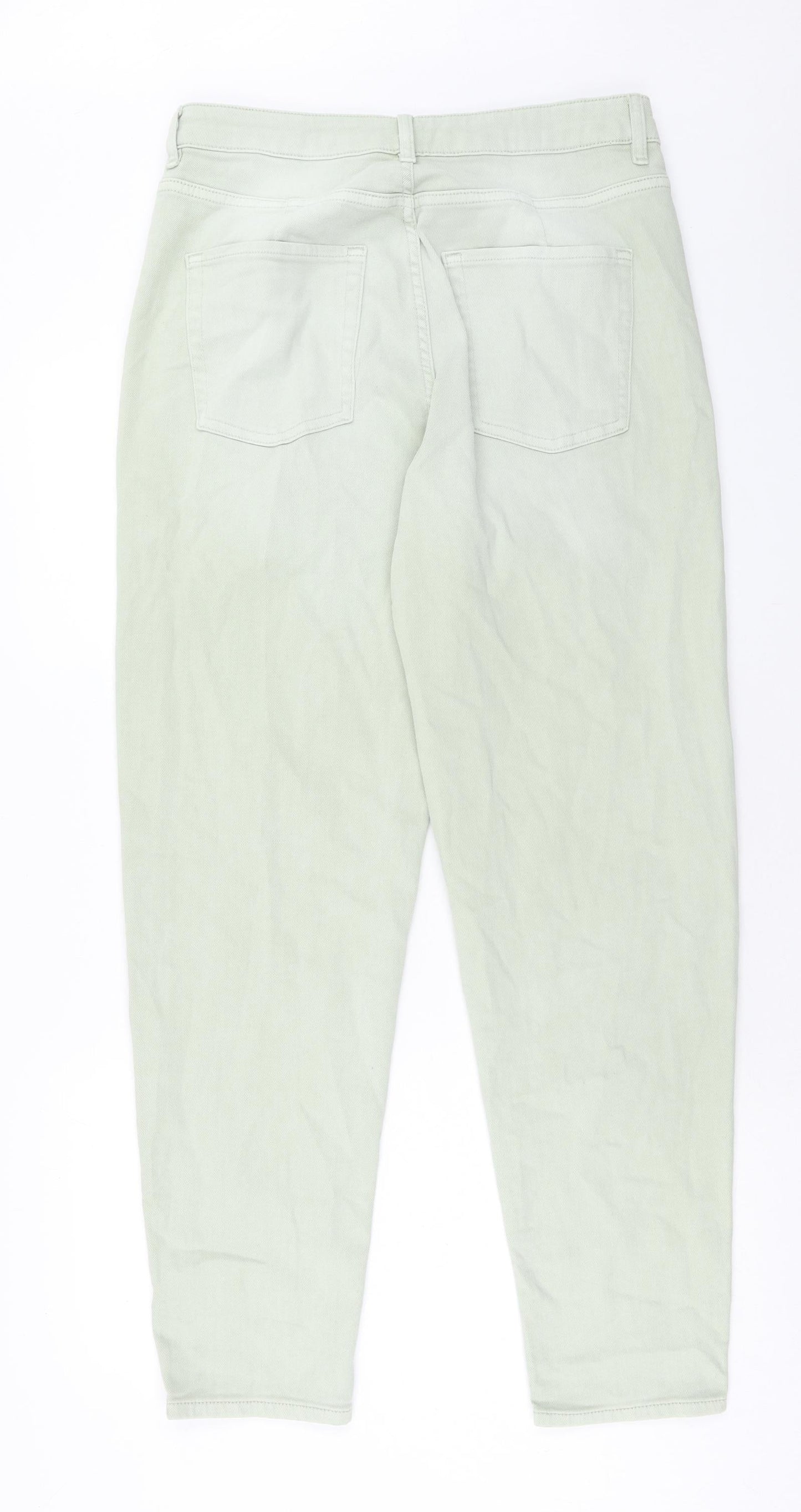 Womens UK Size 12 Marks and Spencer Regular Fit Skinny Green Jeans