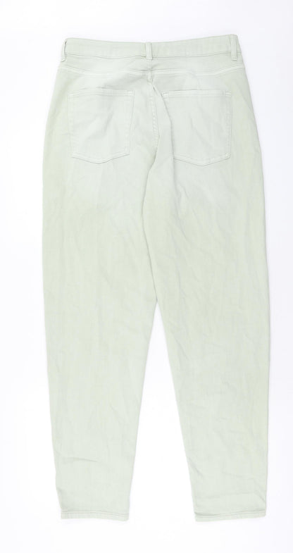 Womens UK Size 12 Marks and Spencer Regular Fit Skinny Green Jeans