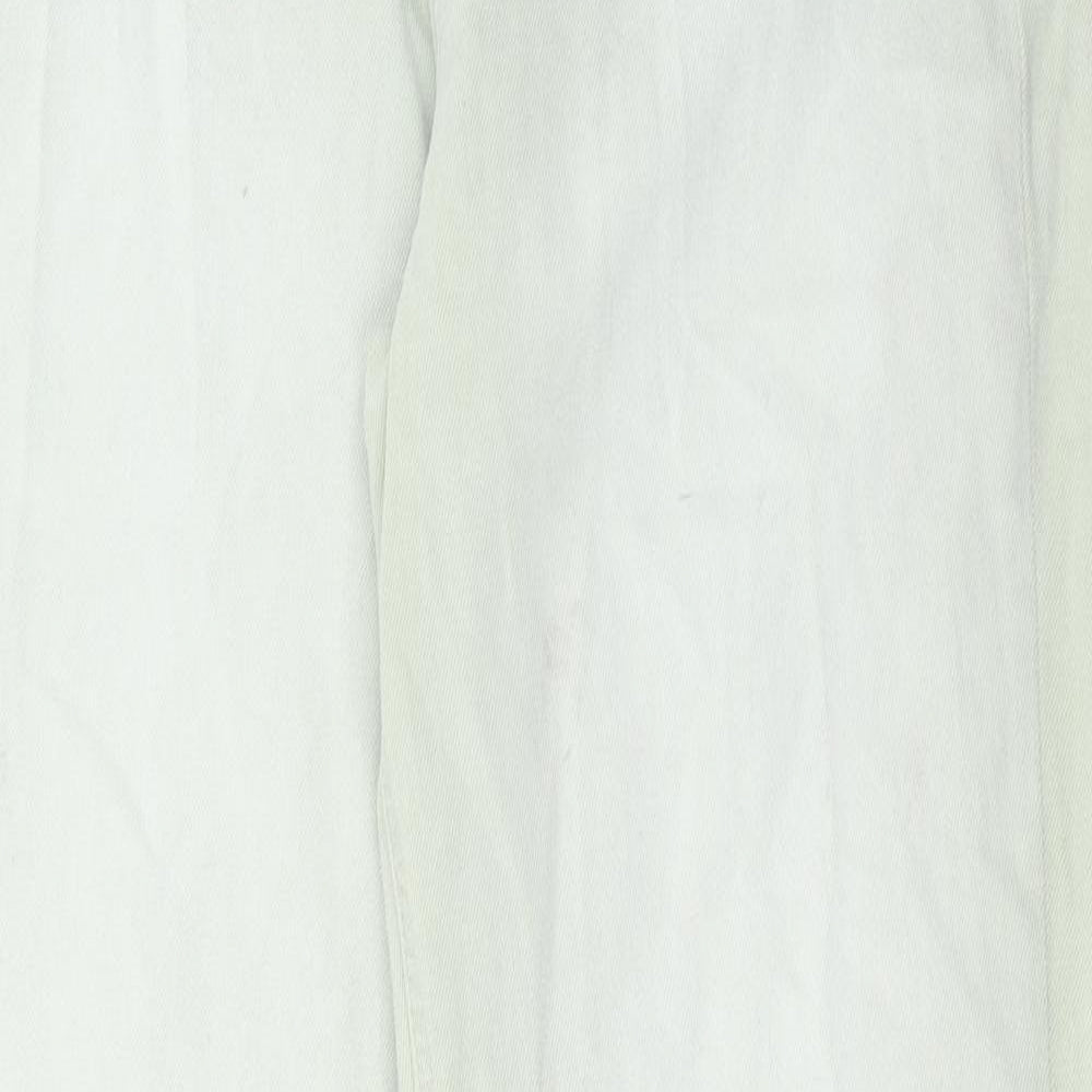 Womens UK Size 12 Marks and Spencer Regular Fit Skinny Green Jeans