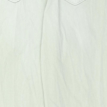 Womens UK Size 12 Marks and Spencer Regular Fit Skinny Green Jeans