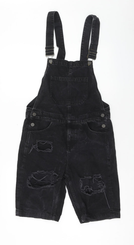 Womens UK Size S ASOS One-Piece Black Shorts
