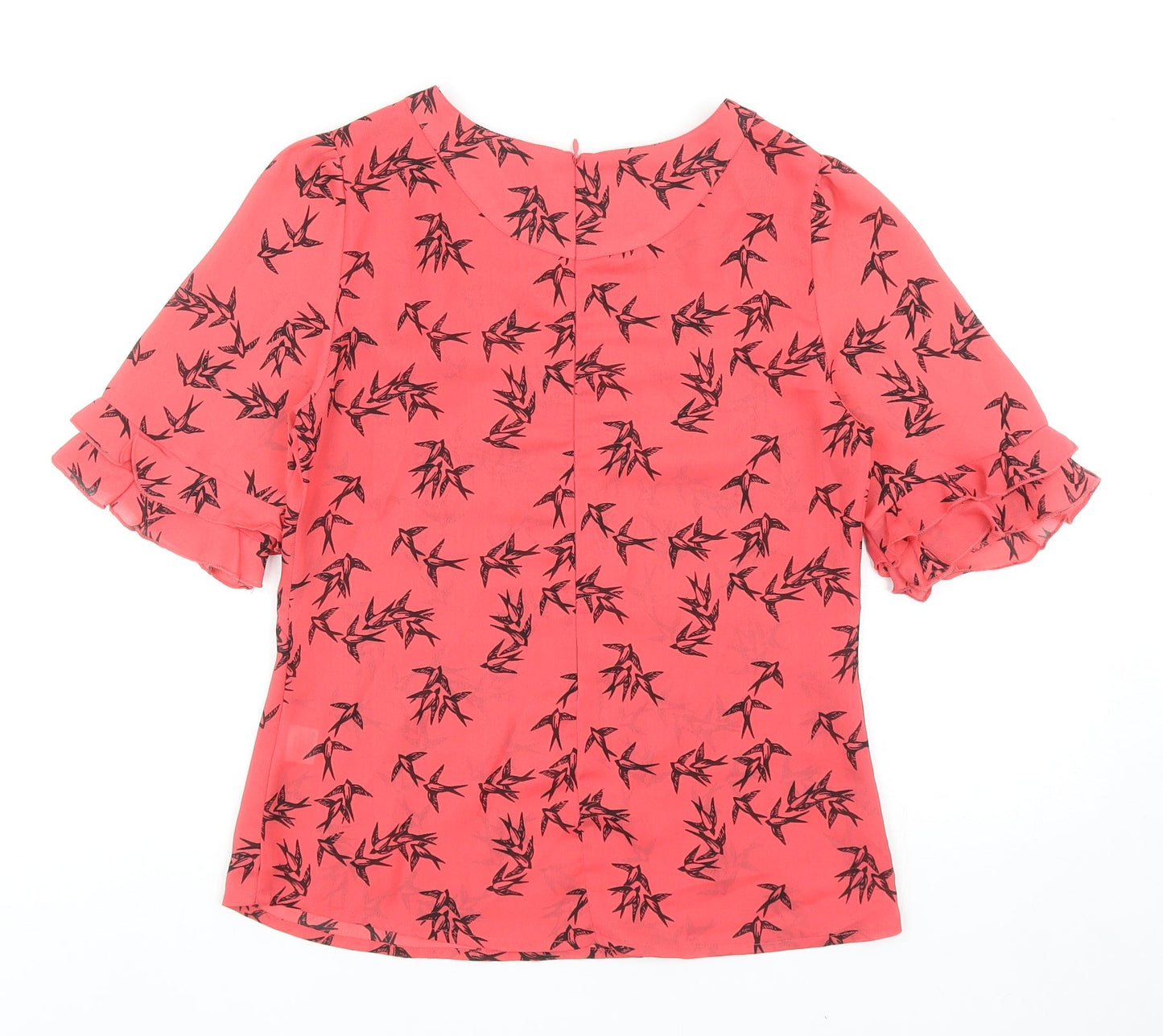 Womens UK Size 8 Oasis Pink Basic T-Shirt