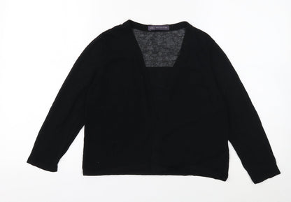 Womens UK Size 12 Marks and Spencer Black Cardigan Jumper