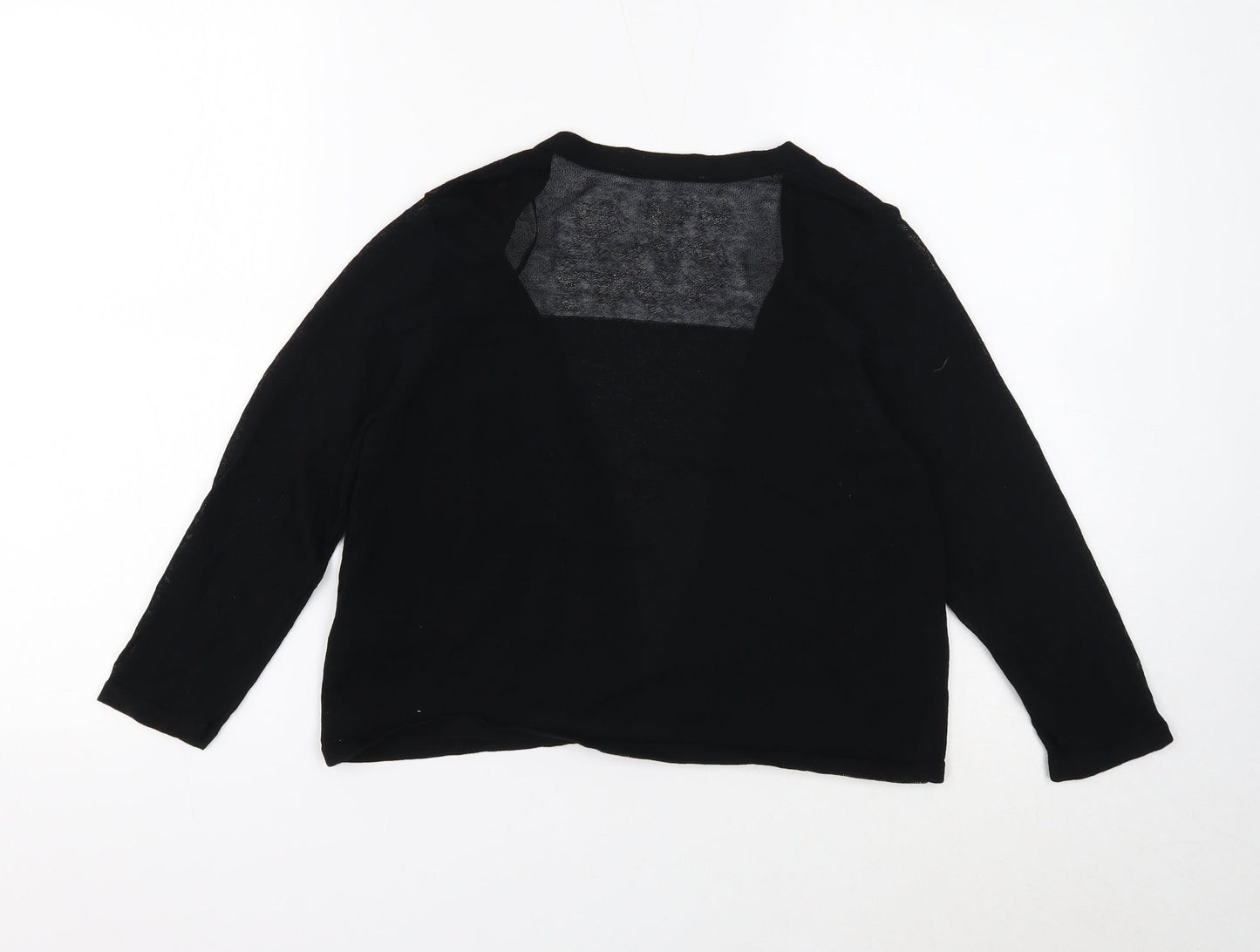 Womens UK Size 12 Marks and Spencer Black Cardigan Jumper