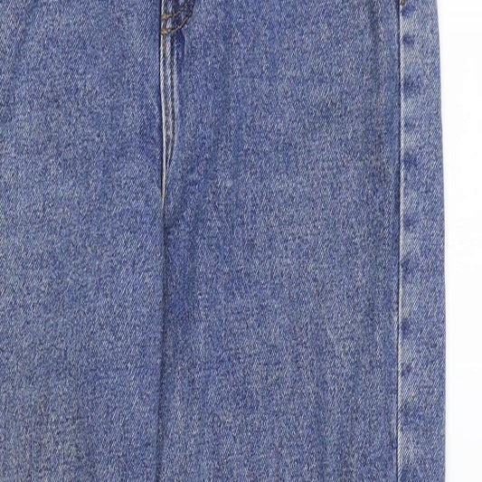 Denim & Co. Womens Blue Cotton Skinny Jeans Size 28 in Regular Zip