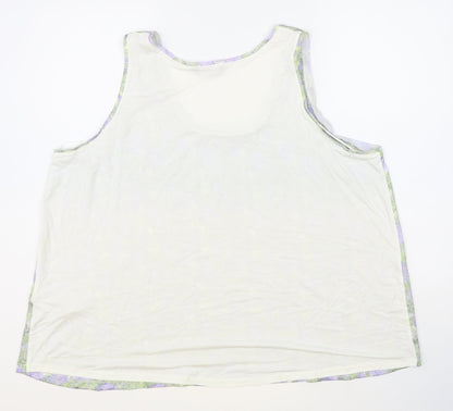 Womens UK Size 20 Marks and Spencer Multicoloured Basic Tank
