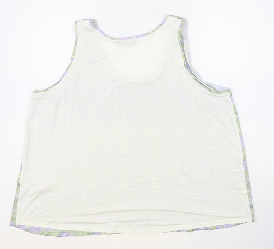 Womens UK Size 20 Marks and Spencer Multicoloured Basic Tank