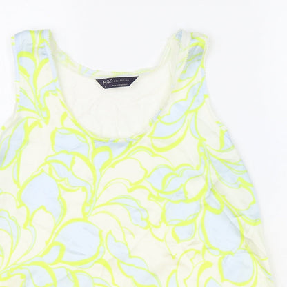 Womens UK Size 8 Marks and Spencer Multicoloured Basic Blouse