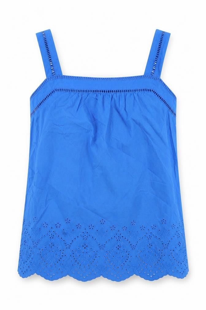 Womens UK Size 6 Marks and Spencer Blue Basic Tank