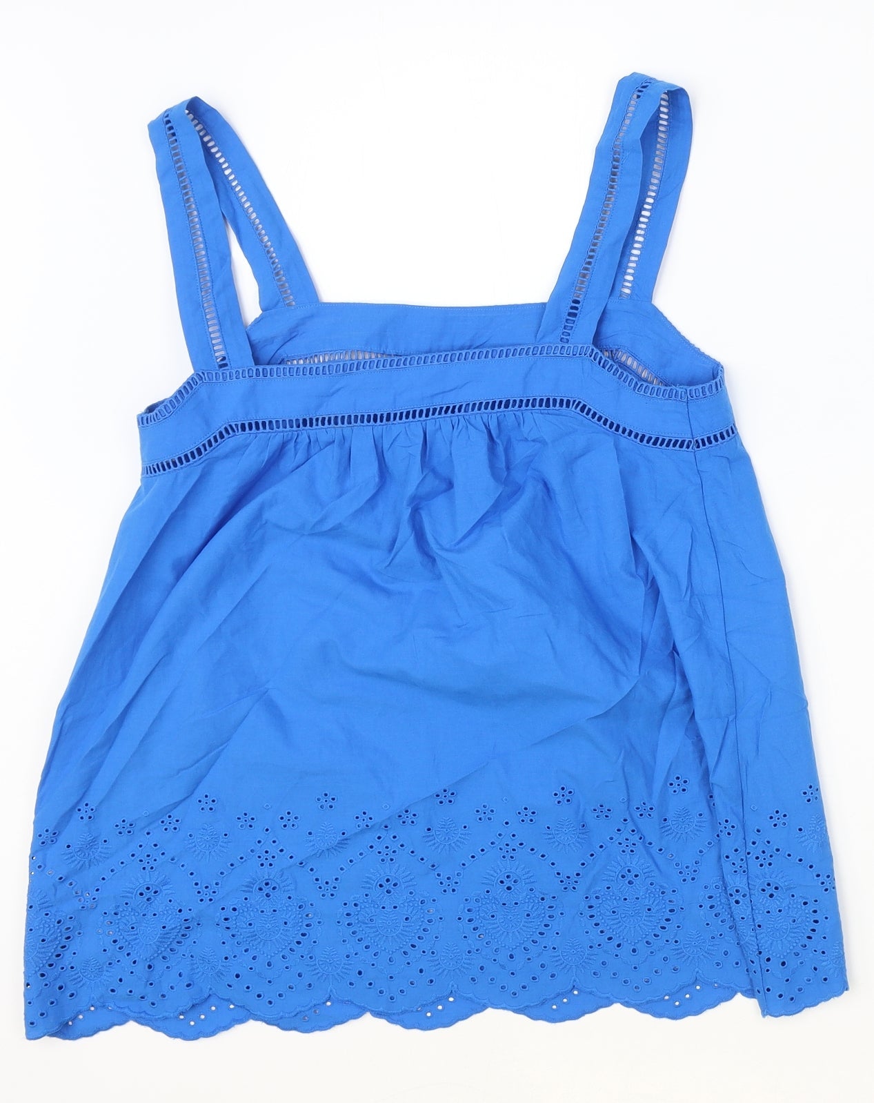 Womens UK Size 6 Marks and Spencer Blue Basic Tank