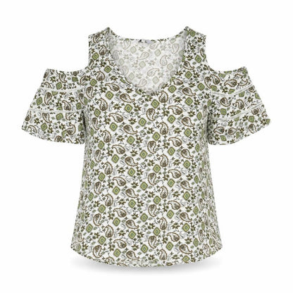 Womens UK Size 8 NEXT Multicoloured Basic Blouse