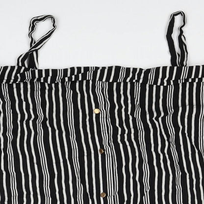 Womens UK Size 6 Selected Black Basic Blouse
