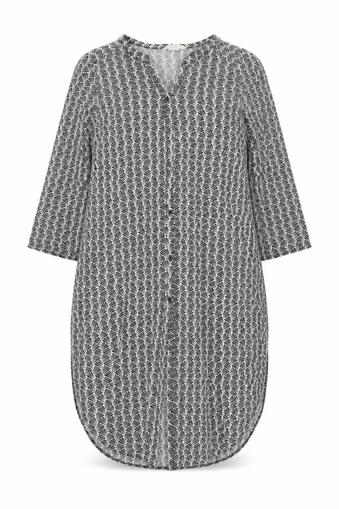 Womens UK Size S H&M Black Basic Button-Up
