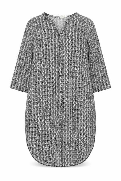 Womens UK Size S H&M Black Basic Button-Up