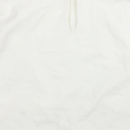 Womens UK Size XS Zara White Basic Blouse