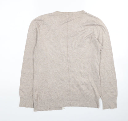 Womens UK Size M Yessica Beige Cardigan Jumper
