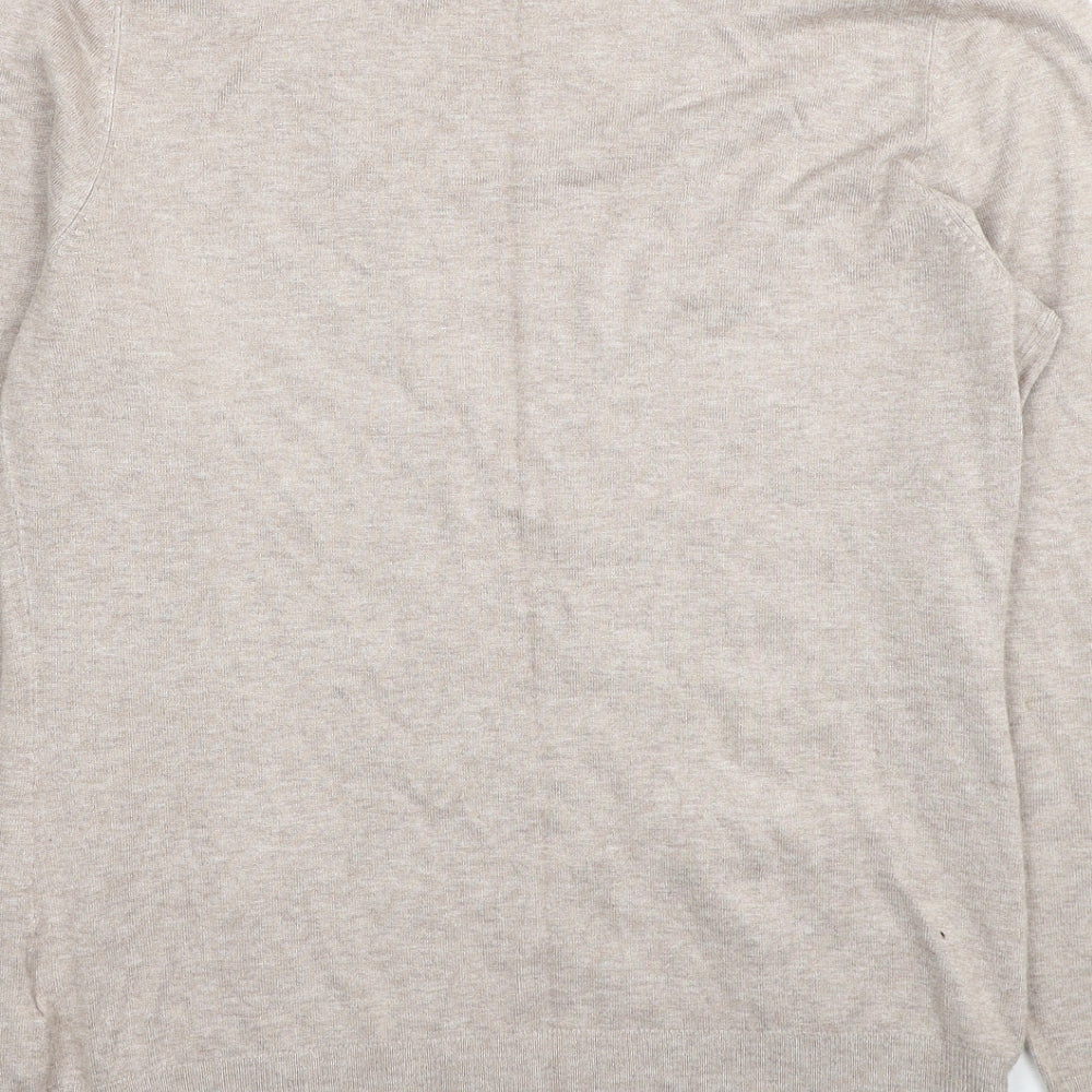 Womens UK Size M Yessica Beige Cardigan Jumper