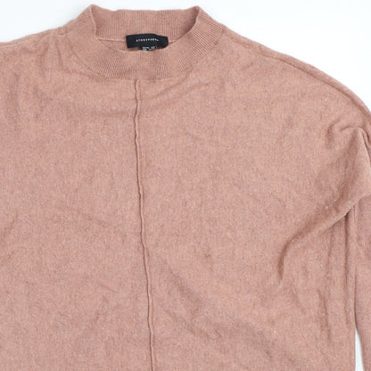 Womens UK Size 6 Atmosphere Beige Pullover Jumper