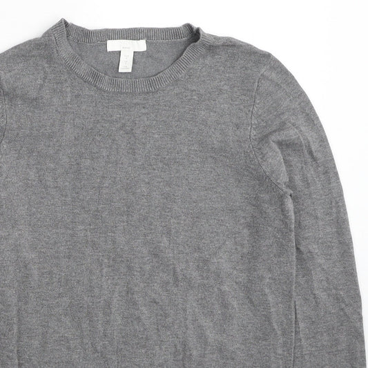 Womens UK Size S H&M Grey Pullover Jumper