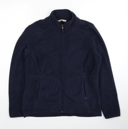 Marks and Spencer Womens Blue Jacket Size 14 Zip