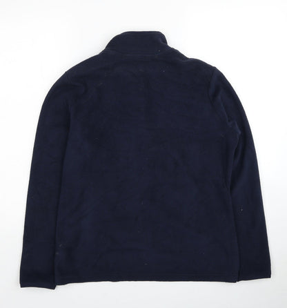 Marks and Spencer Womens Blue Jacket Size 14 Zip