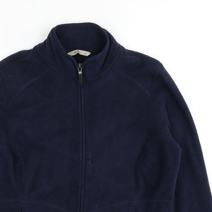 Marks and Spencer Womens Blue Jacket Size 14 Zip