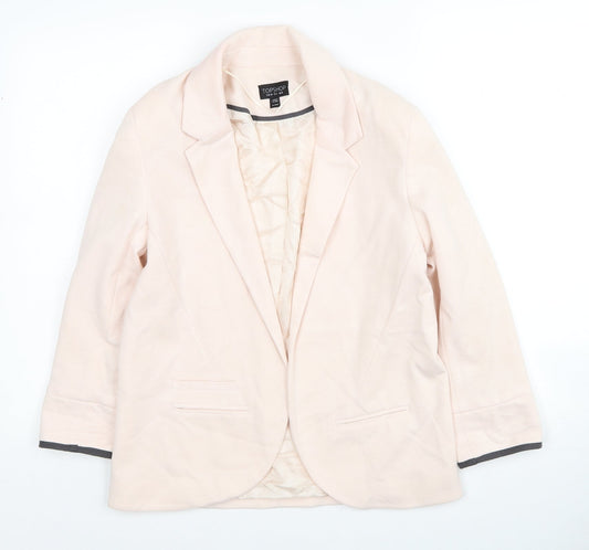 H&M Womens Pink Jacket Blazer Size 10
