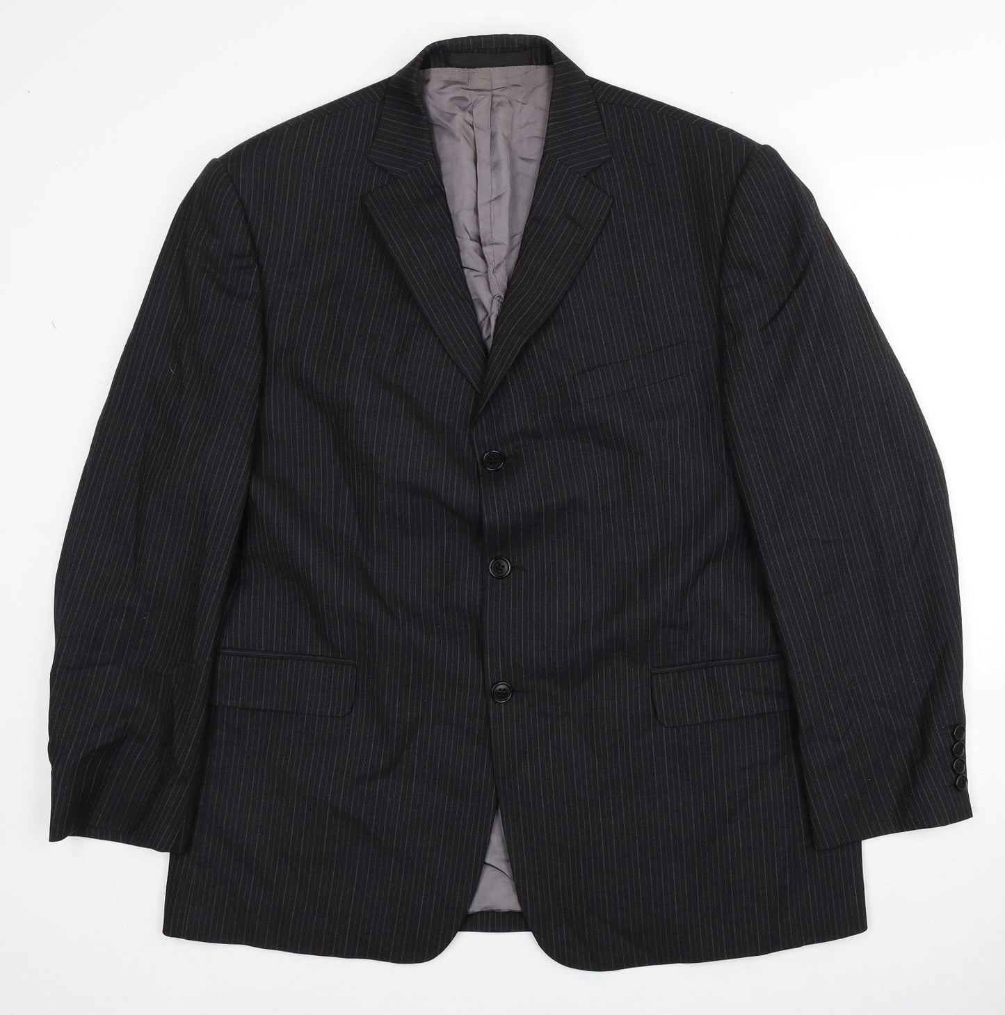 Mens UK Size 44 Marks and Spencer Regular Black Suit Jacket