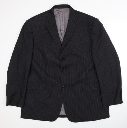 Mens UK Size 44 Marks and Spencer Regular Black Suit Jacket