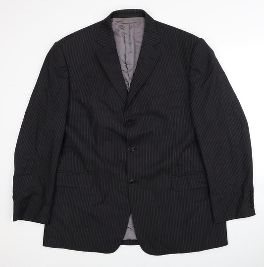 Mens UK Size 44 Marks and Spencer Regular Black Suit Jacket