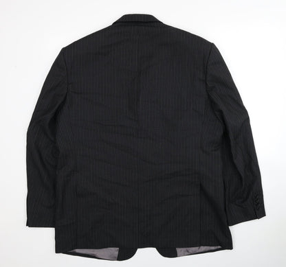 Mens UK Size 44 Marks and Spencer Regular Black Suit Jacket