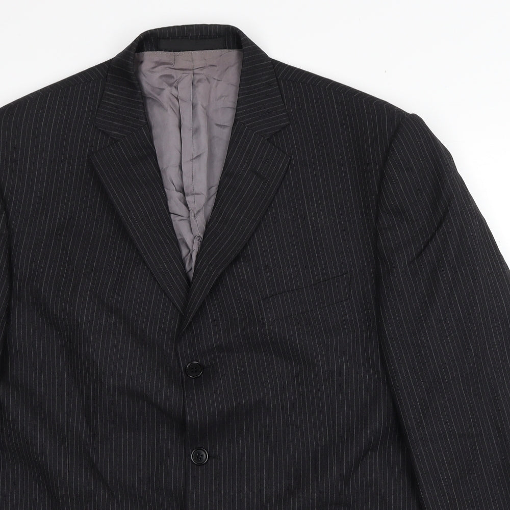 Mens UK Size 44 Marks and Spencer Regular Black Suit Jacket