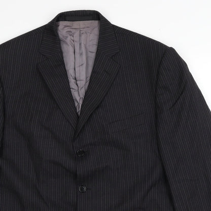Mens UK Size 44 Marks and Spencer Regular Black Suit Jacket