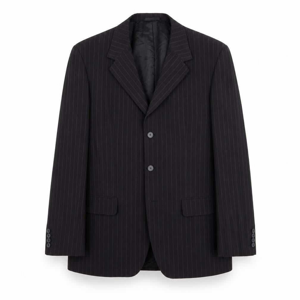 Mens UK Size 44 Butler & Webb Regular Black Suit Jacket