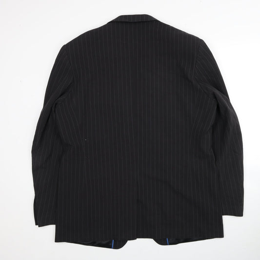 Mens UK Size 44 Butler & Webb Regular Black Suit Jacket