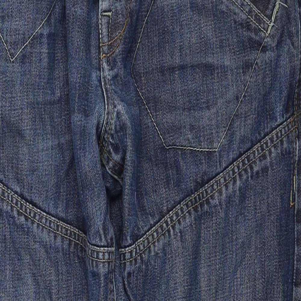Mens UK Size 36 in Prm Denim Regular Fit Straight Blue Jeans